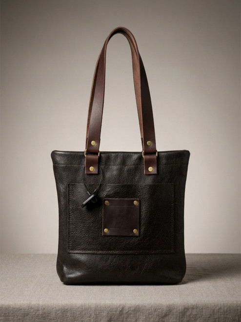 Vist Large View of Product Image Which is Used Bergamot & Amor Large Leather Handbag