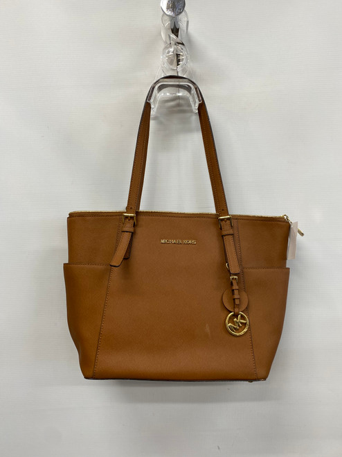Vist Large View of Product Image Which is Used Michael Michael Kors Large Leather Handbag