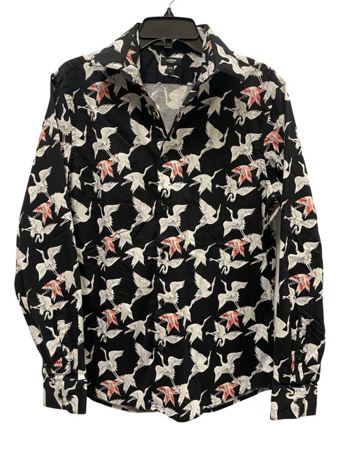 Vist Large View of Product Image Which is Used Express Mens Long Sleeve Top M/15-15.5