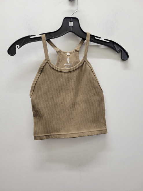 Vist Large View of Product Image Which is Used Brown Free People Sleeveless Top XS-0/2