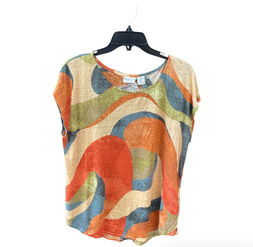 Vist Large View of Product Image Which is Used Rachel Zoe Short Sleeve Top XL-16