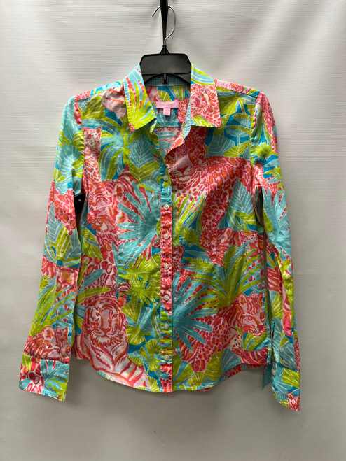Vist Large View of Product Image Which is Used Lilly Pulitzer Long Sleeve Top S-4/6