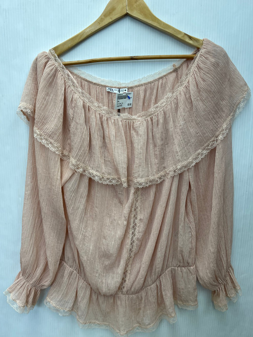 Vist Large View of Product Image Which is Used Zara Long Sleeve Top S-4/6