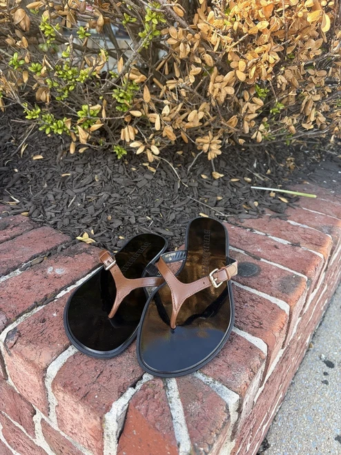 Vist Large View of Product Image Which is Used Burberry Flip Flops 8