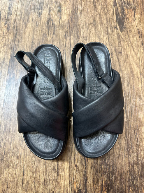 Vist Large View of Product Image Which is Used Unbranded Wedge Sandals 7