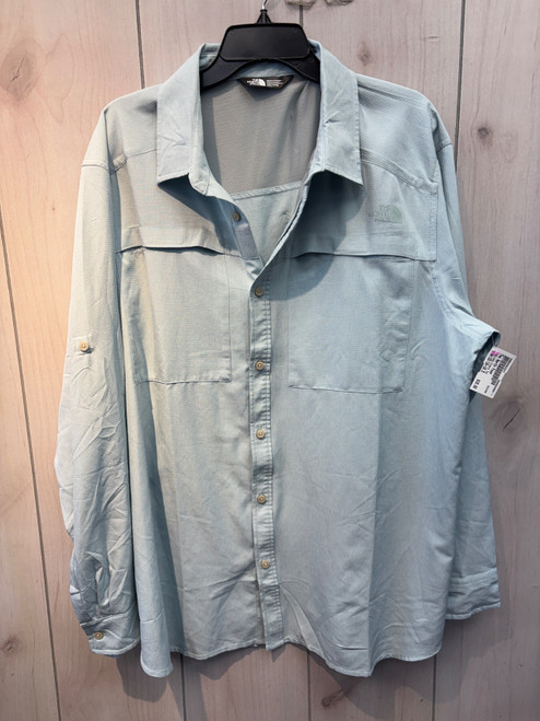 Vist Large View of Product Image Which is Used The North Face Mens Long Sleeve Top 2X/18-18.5