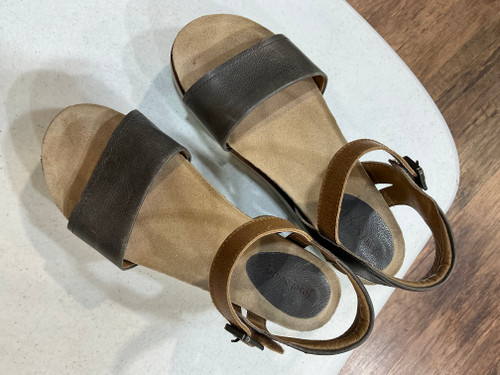 Vist Large View of Product Image Which is Used Josef Siebel Wedge Sandals 8