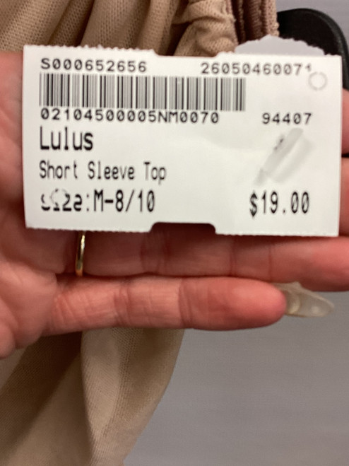 Vist Large View of Product Image Which is Used Lulus Short Sleeve Top M-8/10