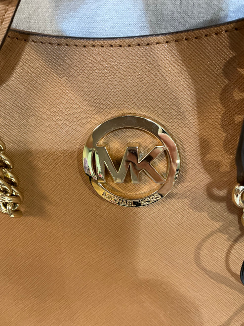 Vist Large View of Product Image Which is Used Michael Kors Large Leather Handbag