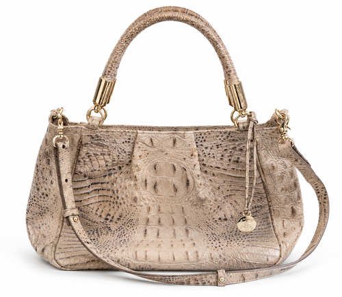 Vist Large View of Product Image Which is Used Brahmin Large Leather Handbag