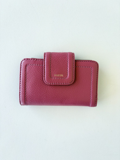 Vist Large View of Product Image Which is Used Fossil Leather Wallet