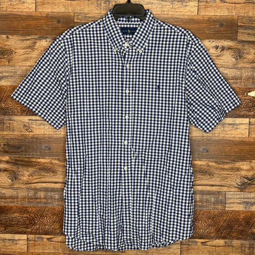 Vist Large View of Product Image Which is Used Ralph Lauren Mens Short Sleeve Top L/16-16.5