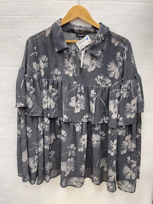 Vist Large View of Product Image Which is Used Torrid Long Sleeve Top 2X-20