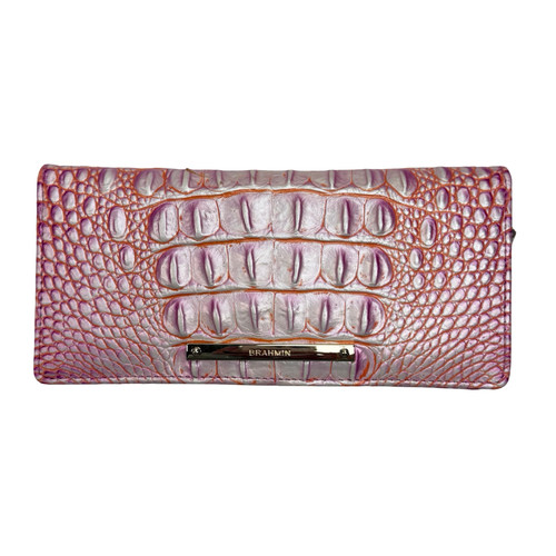 Vist Large View of Product Image Which is Used Brahmin Leather Wallet