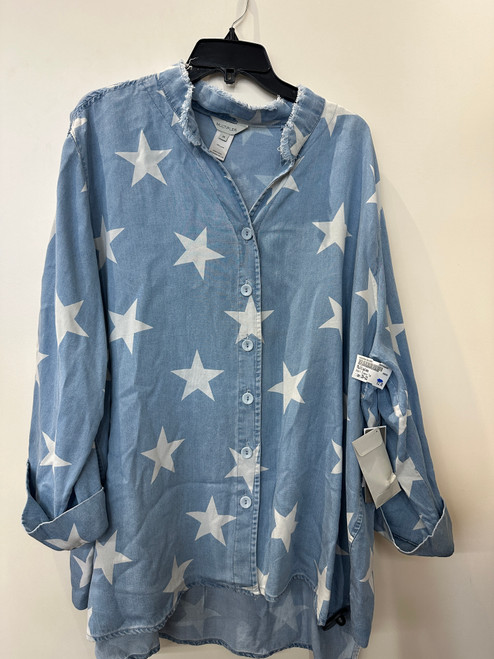 Vist Large View of Product Image Which is Used Multiples Short Sleeve Top 3X-22