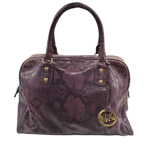 Vist Large View of Product Image Which is Used Michael Michael Kors Large Leather Handbag