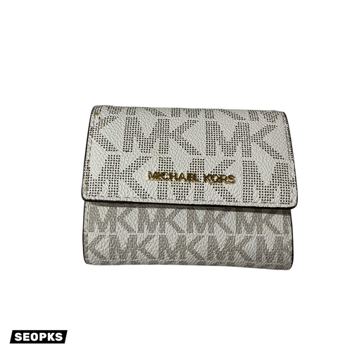 Vist Large View of Product Image Which is Used Michael Michael Kors Leather Wallet