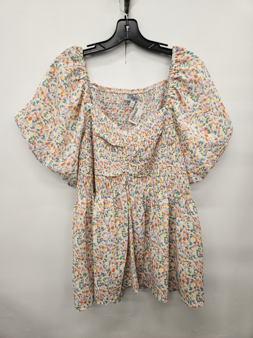 Vist Large View of Product Image Which is Used Polagram Short Sleeve Top 3X-22