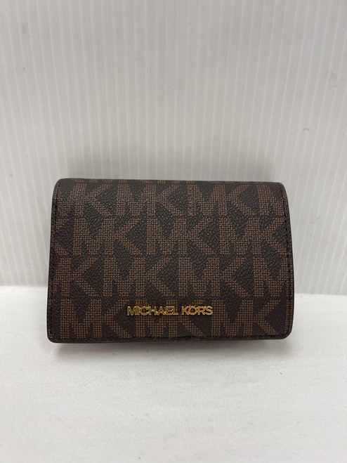 Vist Large View of Product Image Which is Used Michael Michael Kors Mens Leather Wallet