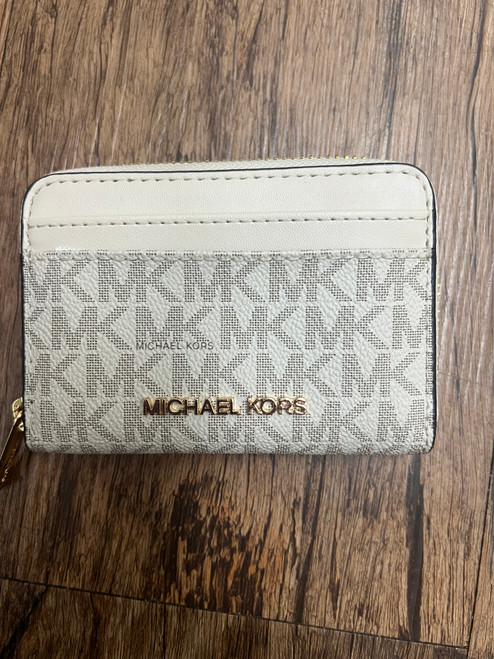Vist Large View of Product Image Which is Used Michael Michael Kors Leather Wallet