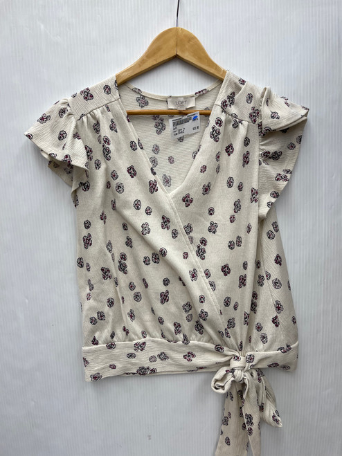 Vist Large View of Product Image Which is Used Loft Short Sleeve Top XS-0/2