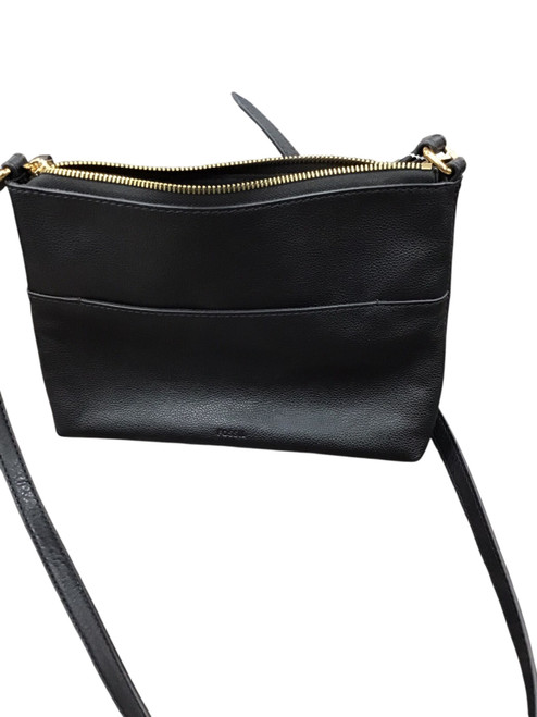 Vist Large View of Product Image Which is Used Fossil Large Leather Handbag