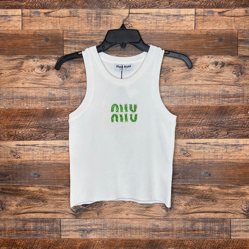 Vist Large View of Product Image Which is NWT Miu Miu Tank Top M-8/10