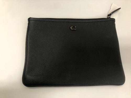 Vist Large View of Product Image Which is Used Coach Large Leather Pouch