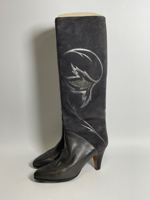 Vist Large View of Product Image Which is Used Bally Tall Boots 8