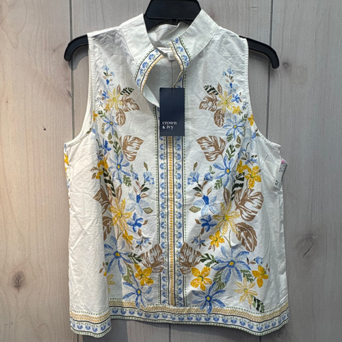 Vist Large View of Product Image Which is Used Crown & Ivy Sleeveless Top L-12/14