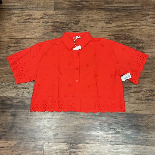 Vist Large View of Product Image Which is Used Free Assembly Short Sleeve Top L-12/14