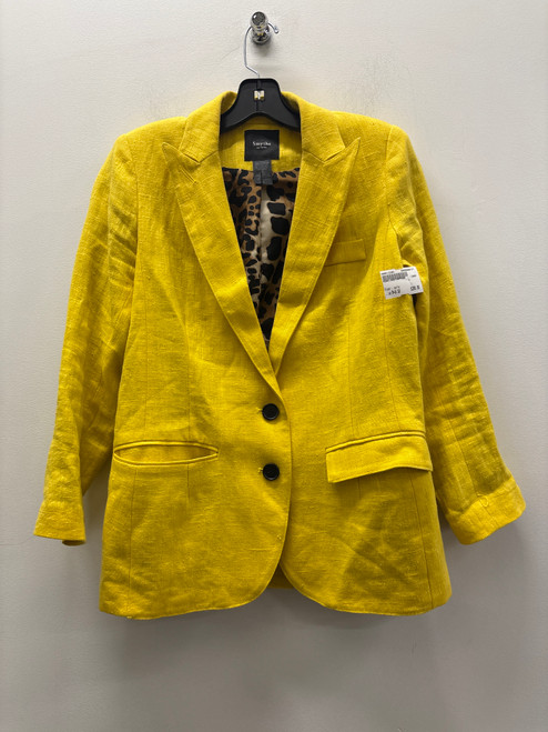 Vist Large View of Product Image Which is Used Yellow Smythe Linen Blazer M-8/10
