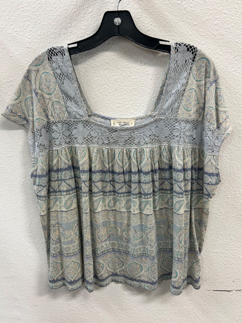Vist Large View of Product Image Which is Used Lucky Brand Short Sleeve Top M-8/10