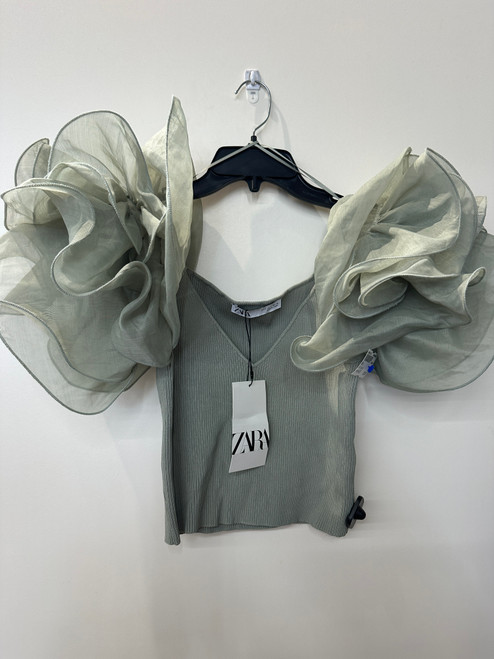 Vist Large View of Product Image Which is Used Zara Short Sleeve Top M-8/10