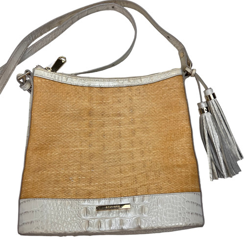Vist Large View of Product Image Which is Used Brahmin Large Leather Handbag