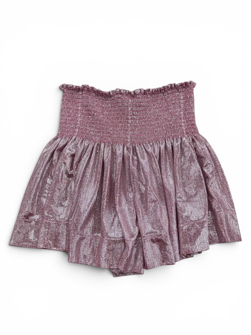 Vist Large View of Product Image Which is Gently Used Queen of Sparkles Pink Swing Shorts