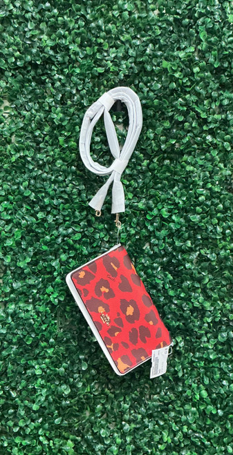 Vist Large View of Product Image Which is Used Coach Leather Wristlet
