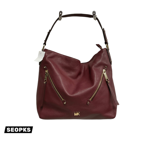 Vist Large View of Product Image Which is Used Michael Michael Kors Large Leather Handbag