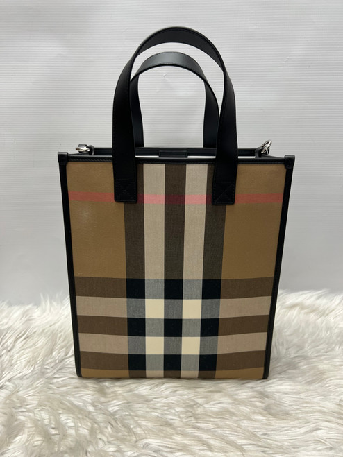 Vist Large View of Product Image Which is Used Burberry Large Handbag