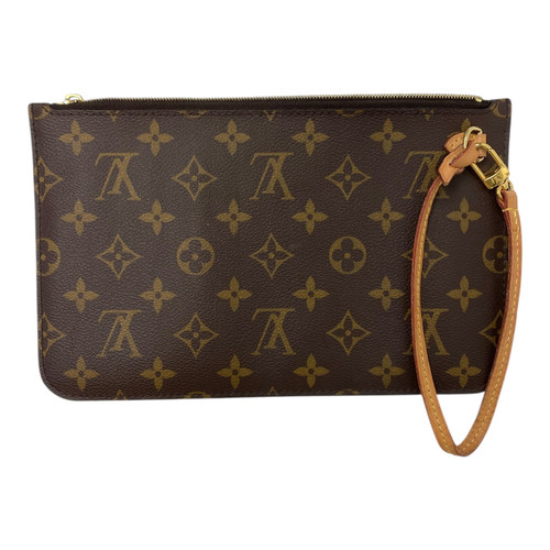 Vist Large View of Product Image Which is Used Louis Vuitton Leather Wristlet
