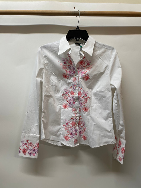 Vist Large View of Product Image Which is Used New York & Company Long Sleeve Top M-8/10