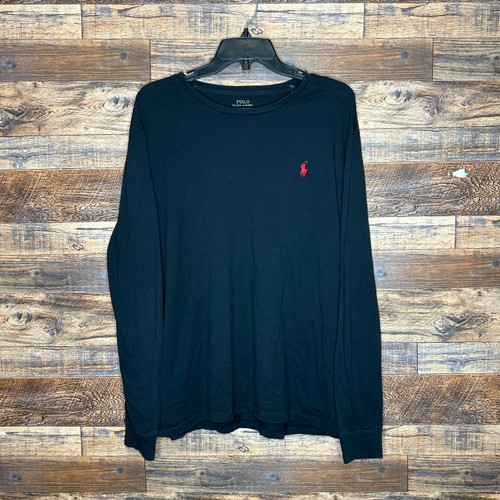 Vist Large View of Product Image Which is Used Polo Ralph Lauren Mens Long Sleeve T-Shirt L