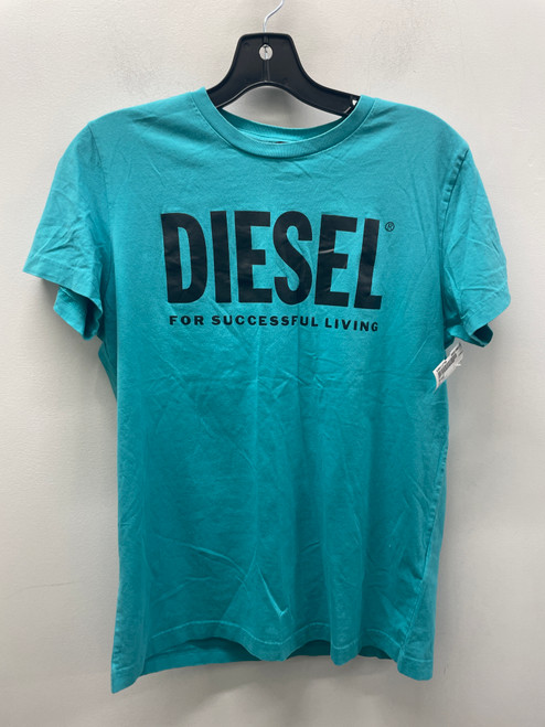 Vist Large View of Product Image Which is Used Teal Diesel Mens T-Shirt L