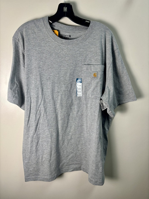 Vist Large View of Product Image Which is Used Carhartt Mens Short Sleeve Top L/16-16.5