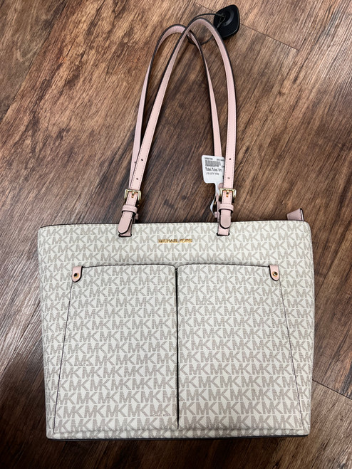 Vist Large View of Product Image Which is Used Michael Michael Kors Large Leather Handbag