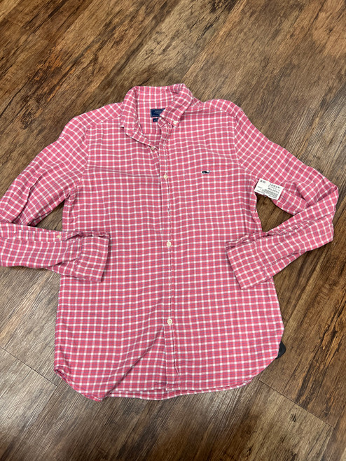 Vist Large View of Product Image Which is Used Vineyard Vines Mens Long Sleeve Top S/14-14.5