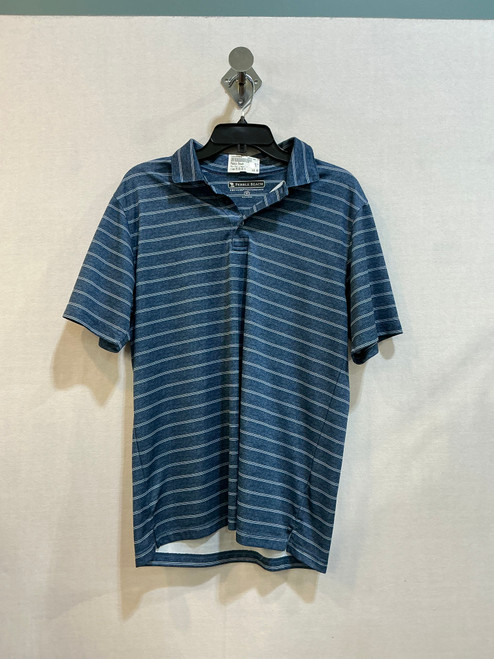 Vist Large View of Product Image Which is Used Pebble Beach Mens Short Sleeve Top M/15-15.5