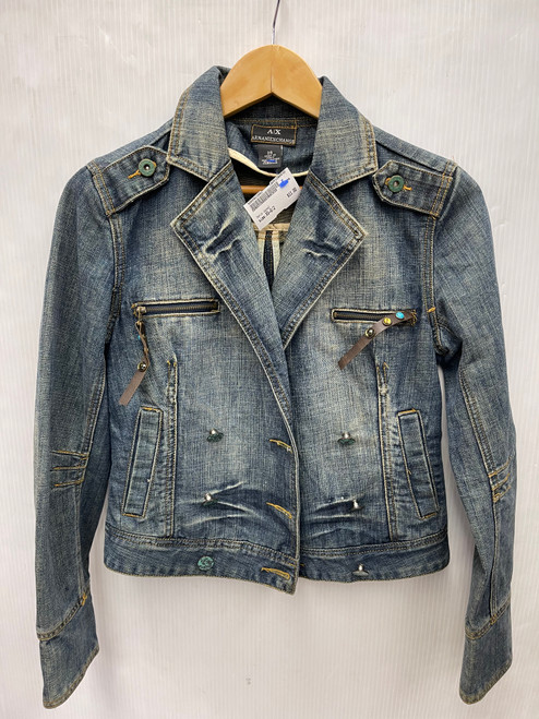 Vist Large View of Product Image Which is Used Unbranded Denim Jacket XS-0/2