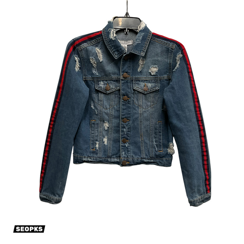 Vist Large View of Product Image Which is Used CRAVE FAME  Denim Jacket XS-0/2