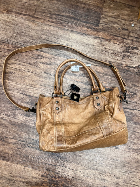 Vist Large View of Product Image Which is Used Frye Large Leather Handbag